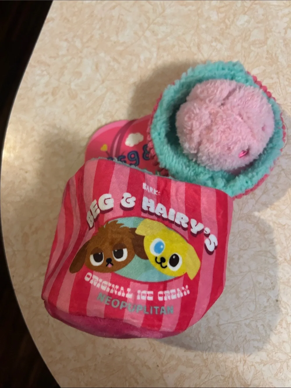 Bark Plush Assorted Squeaky Toy Pack - Pink, Purple, Green, Yellow, Blue, Red